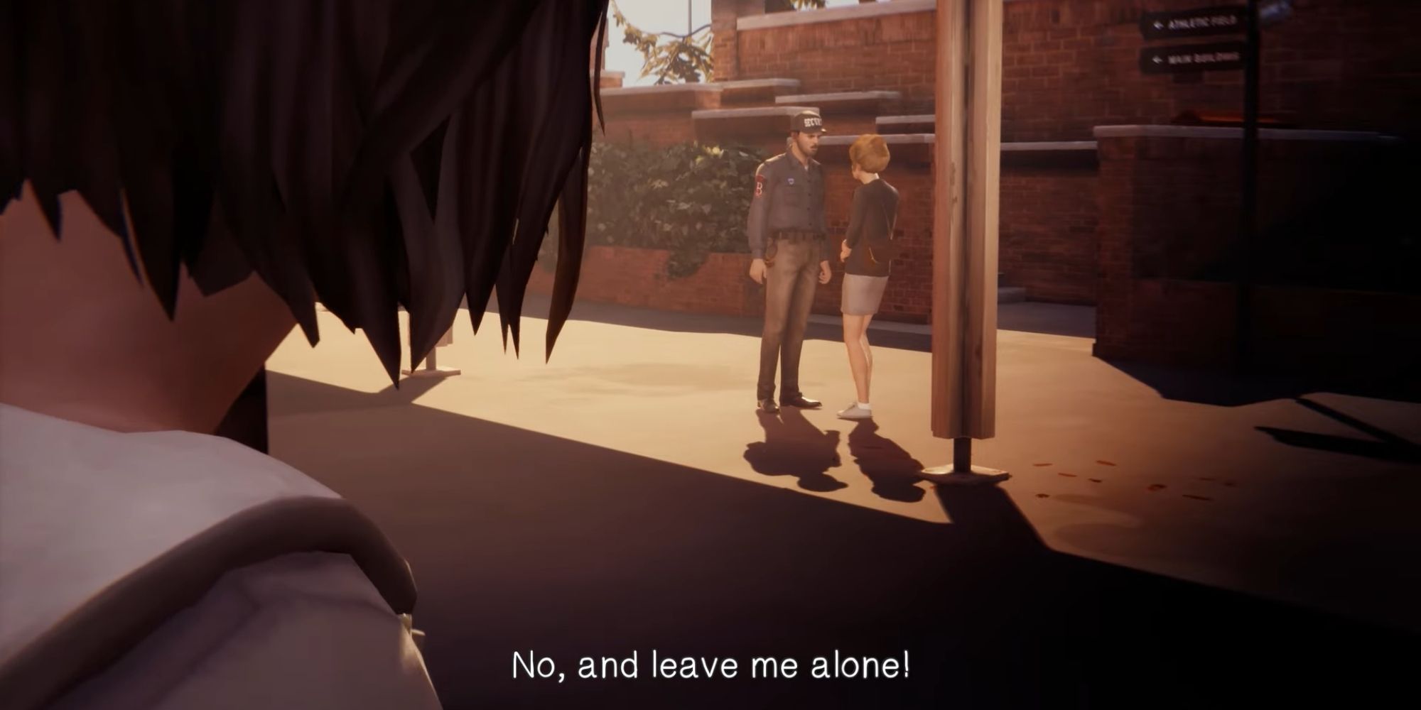 Life Is Strange Remastered Collection - Max spotting a confrontation between Kate and David
