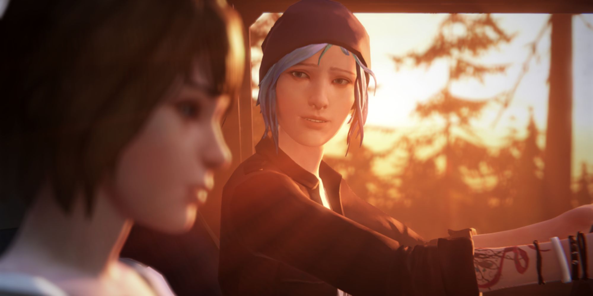 Life Is Strange chloe driving with max