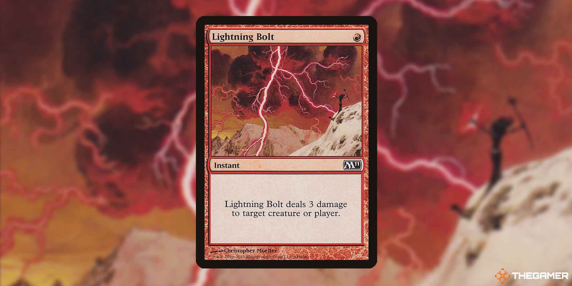 The Lightning Bolt Instant In Magic the Gathering