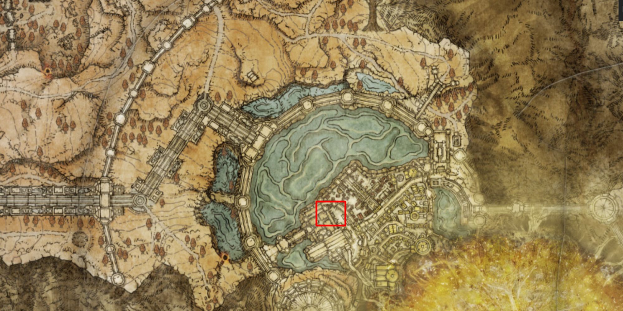 Leyndell, Capital City Marked On Map Elden Ring
