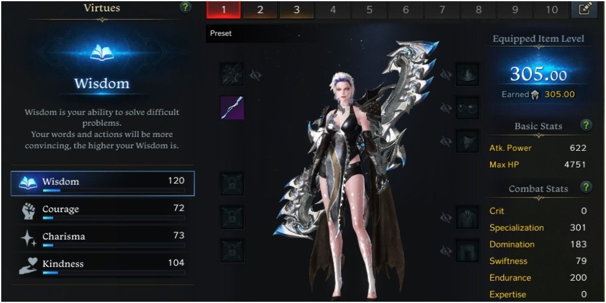Lost Ark character profile
