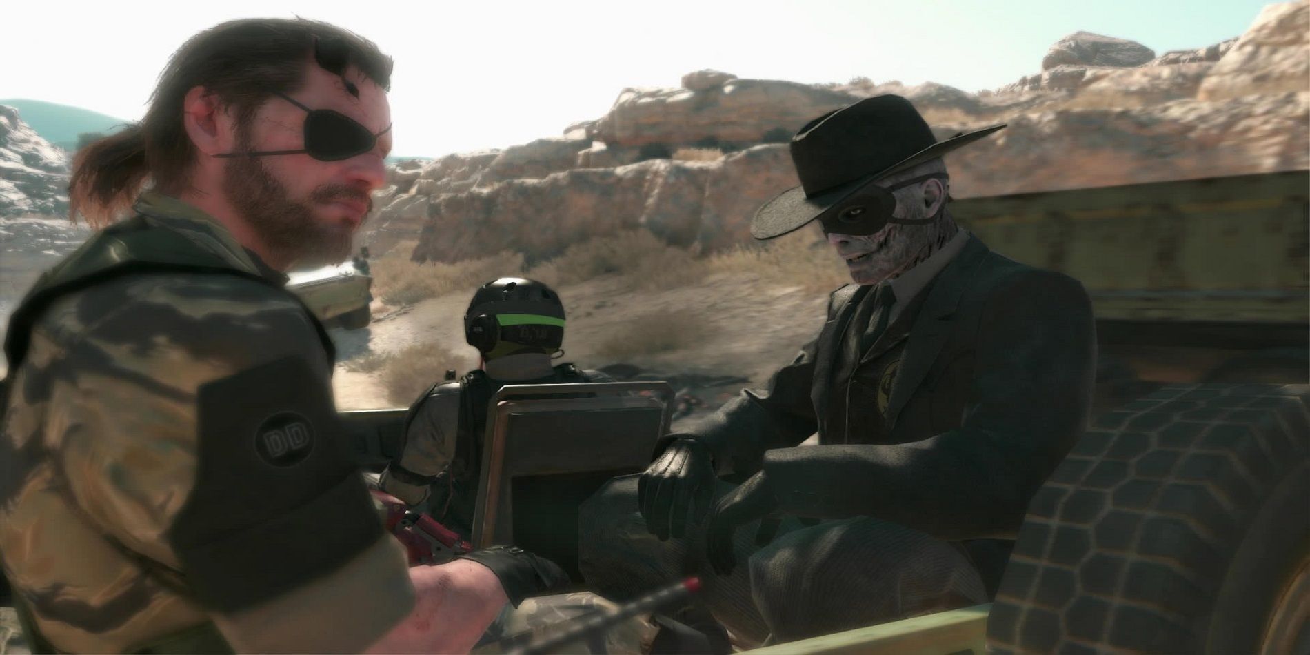 MGS5 Skull Face Big Boss Jeep