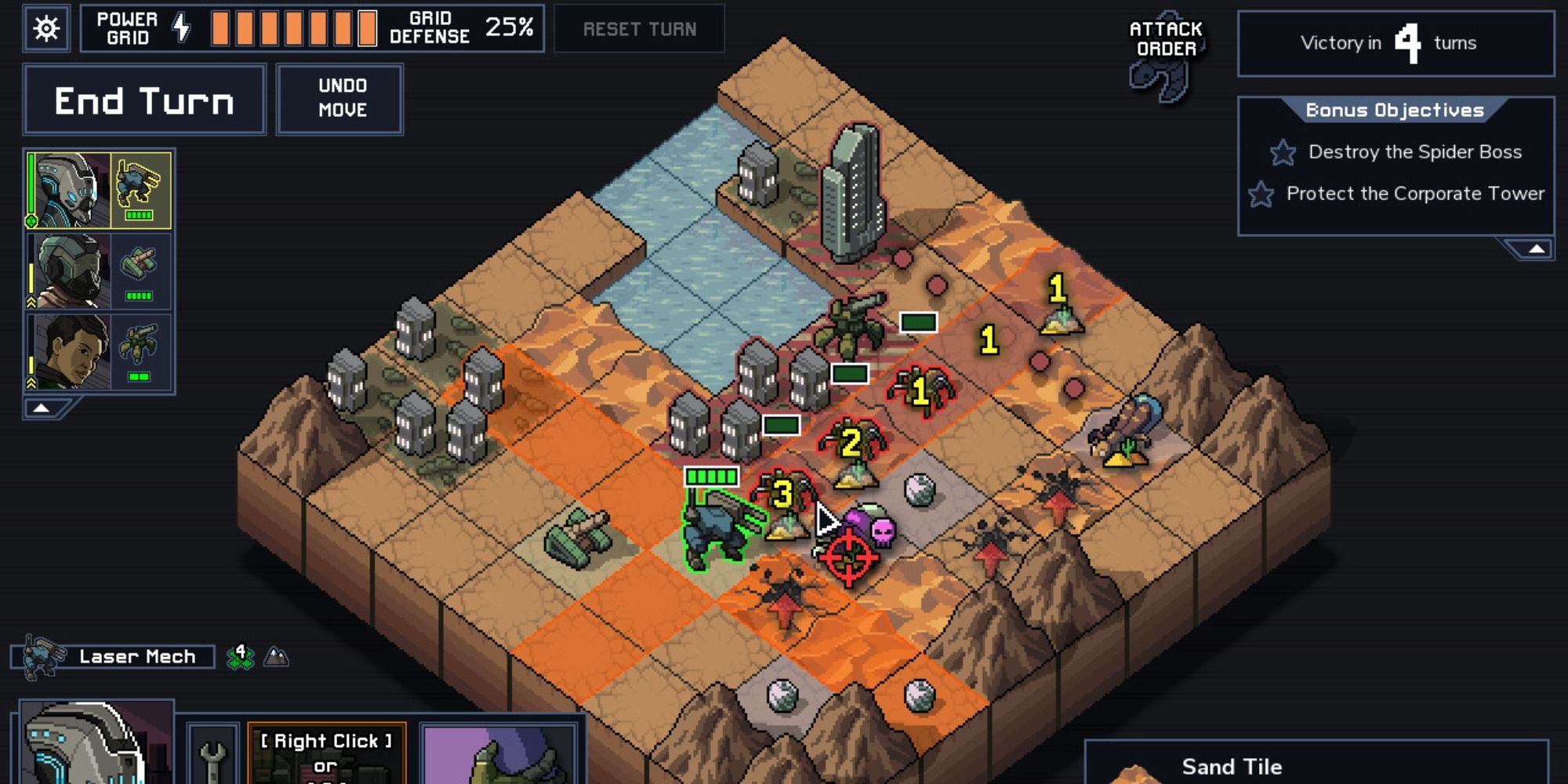 Mac Games Into The Breach gameplay