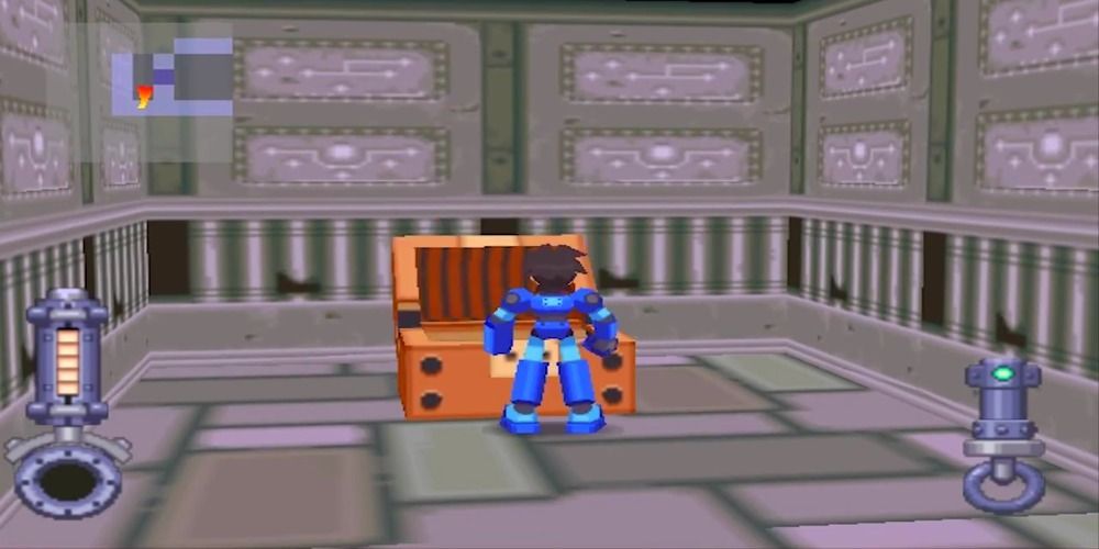 Gameplay screenshot from Megaman Legends