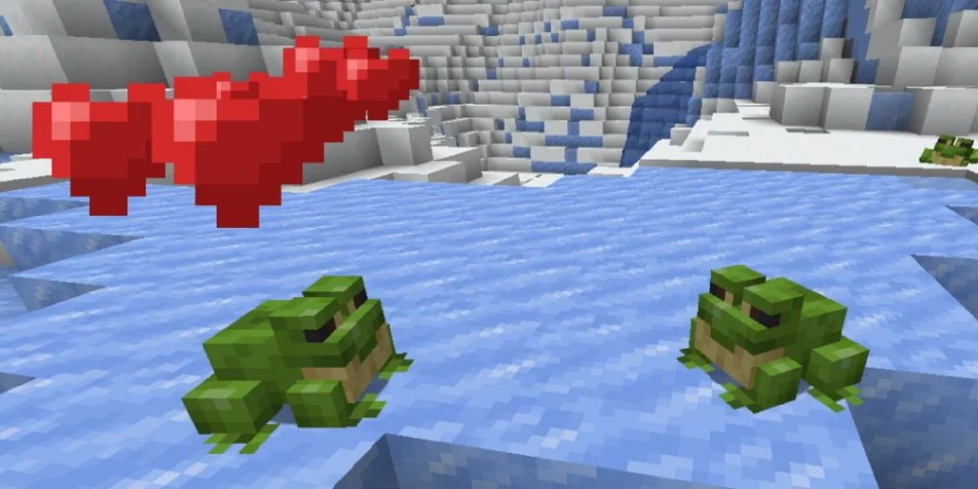 Minecraft frog love
