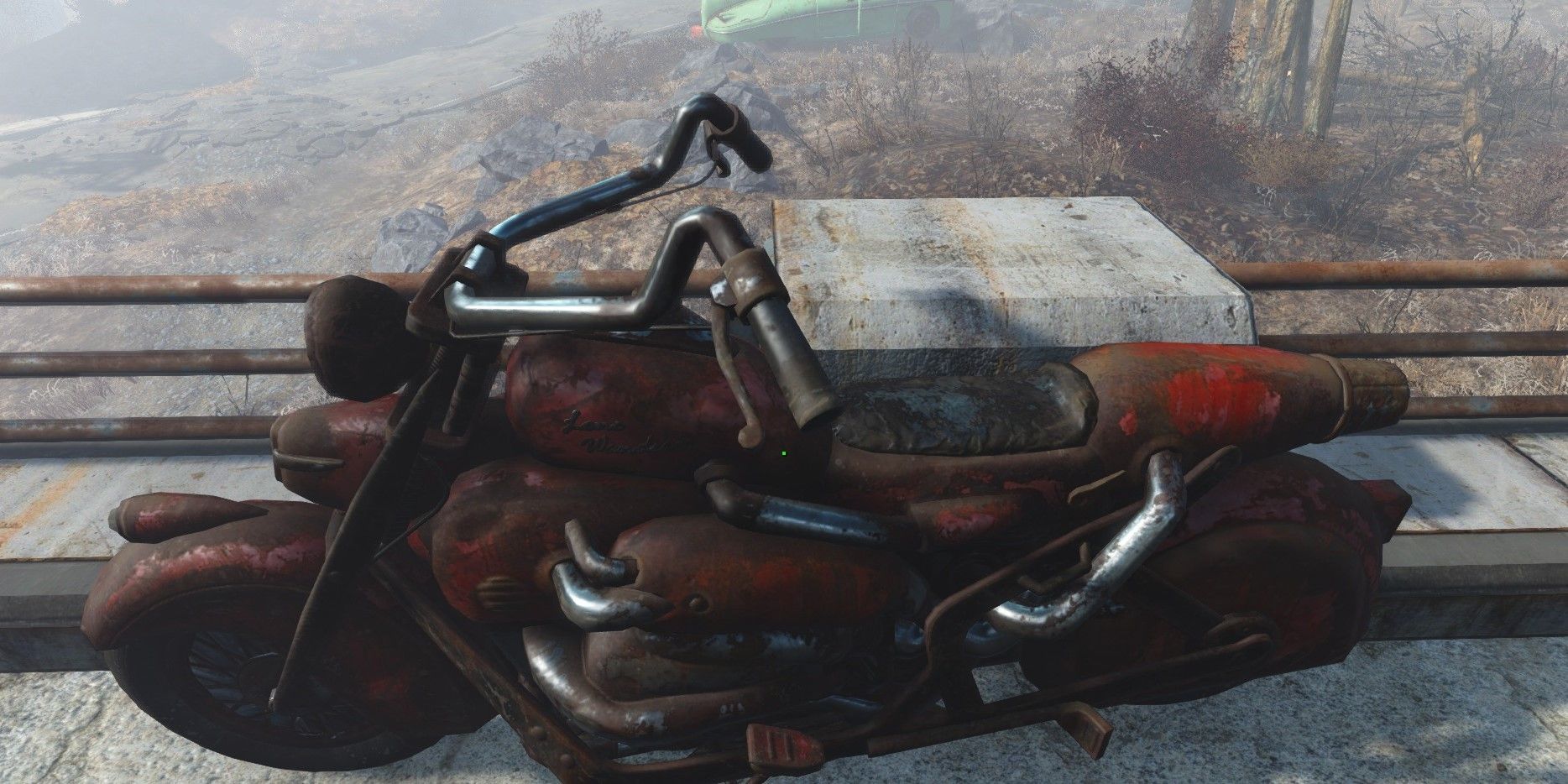 Nuclear Powered Motorbike From Fallout 4