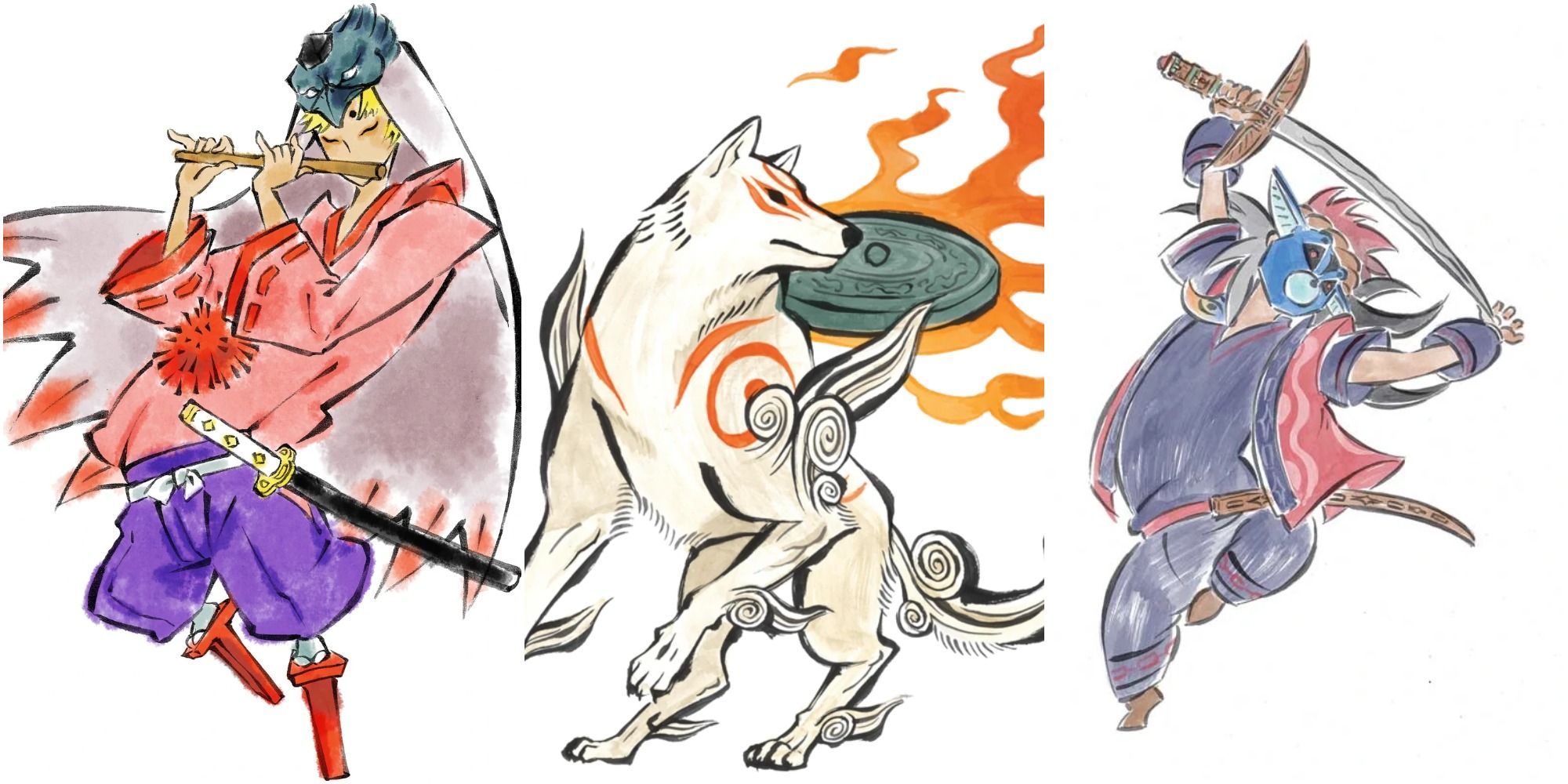 Okami HD New Beautiful Screenshots Showcase Characters And More