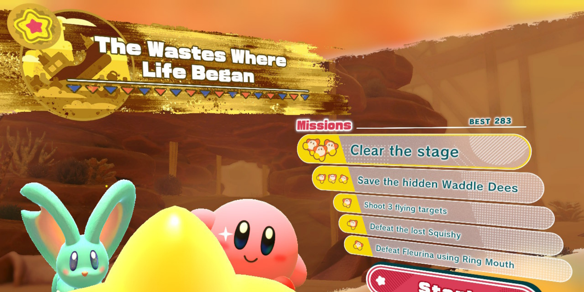 Missions Guide for Kirby and the Forgotten Land: Collector in the