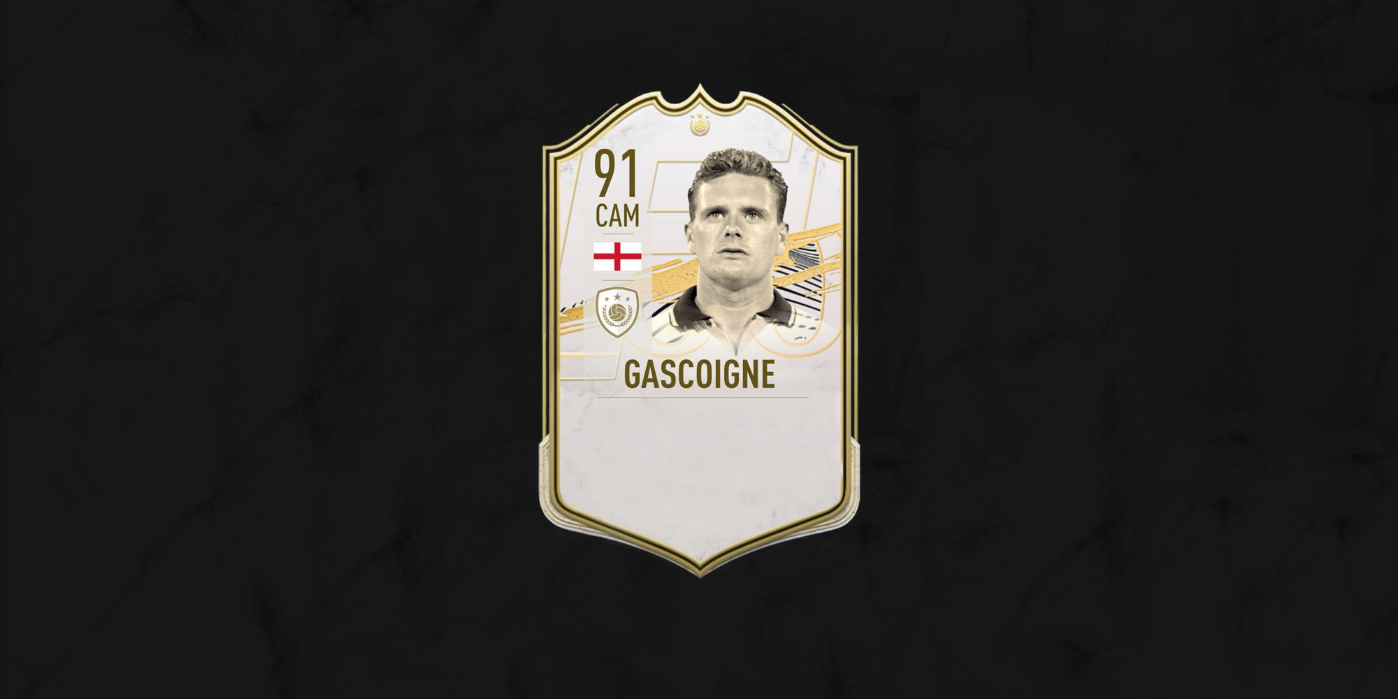 Paul Gascoigne as a future FIFA Icon