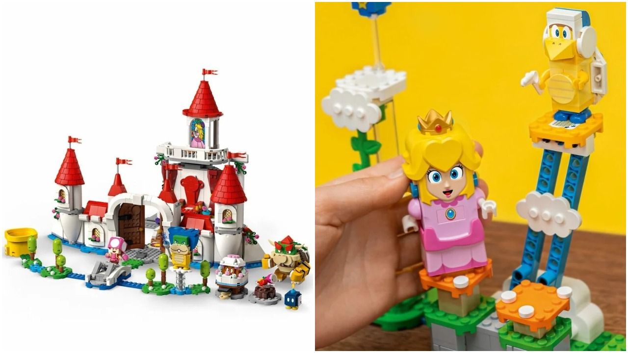 Peach Castle Lego - via Nintendo Life