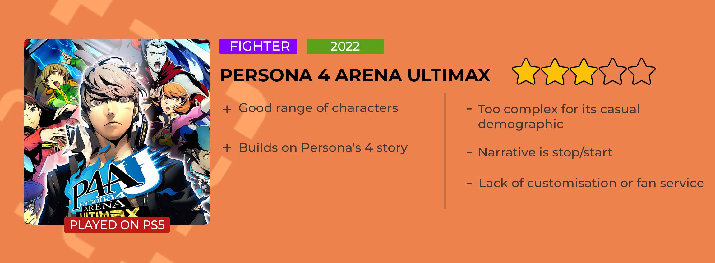 Persona 4 Arena Ultimax Review Not Quite Golden 9983