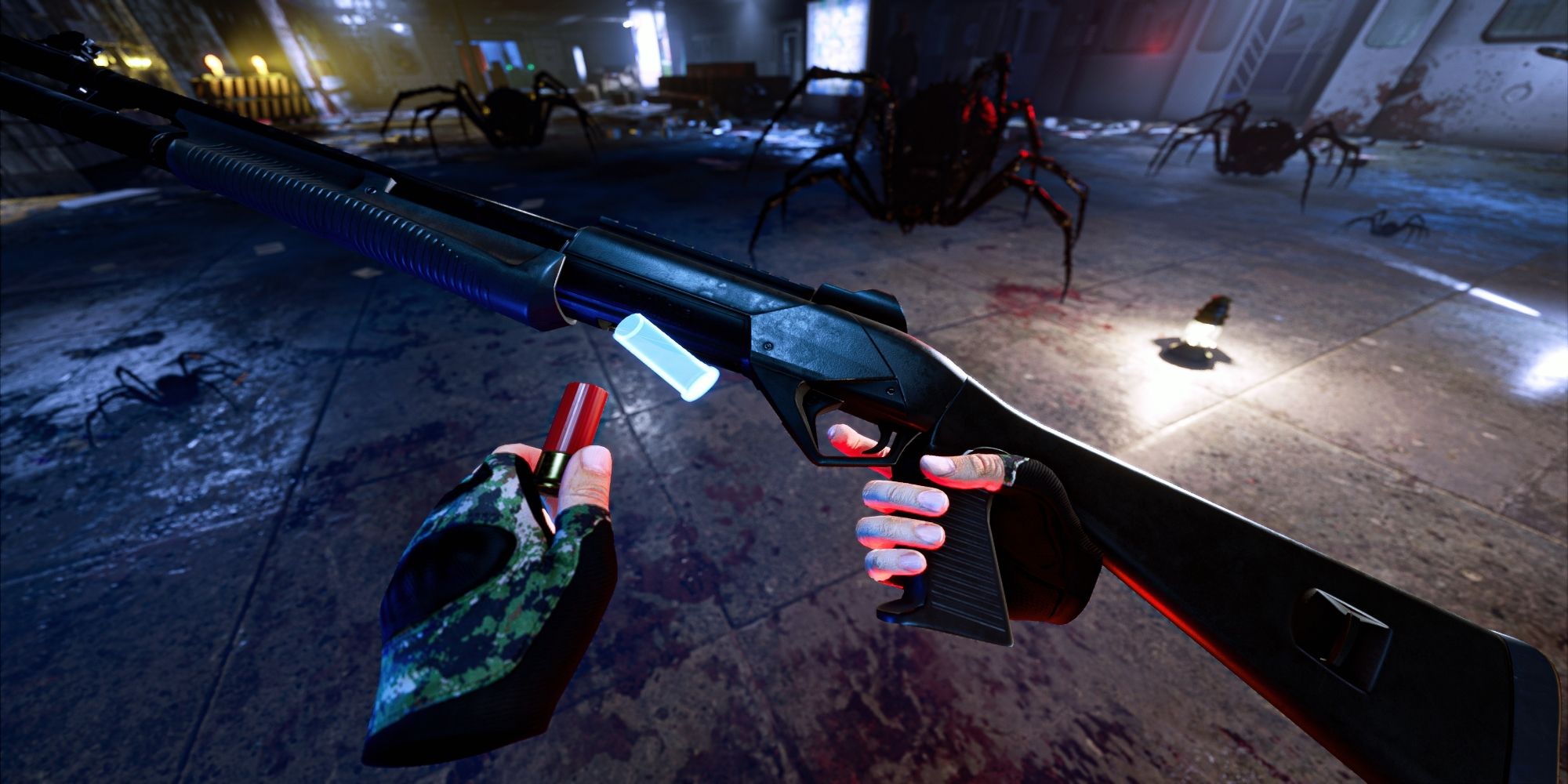 Player Reloading A Shotgun In Propagation VR