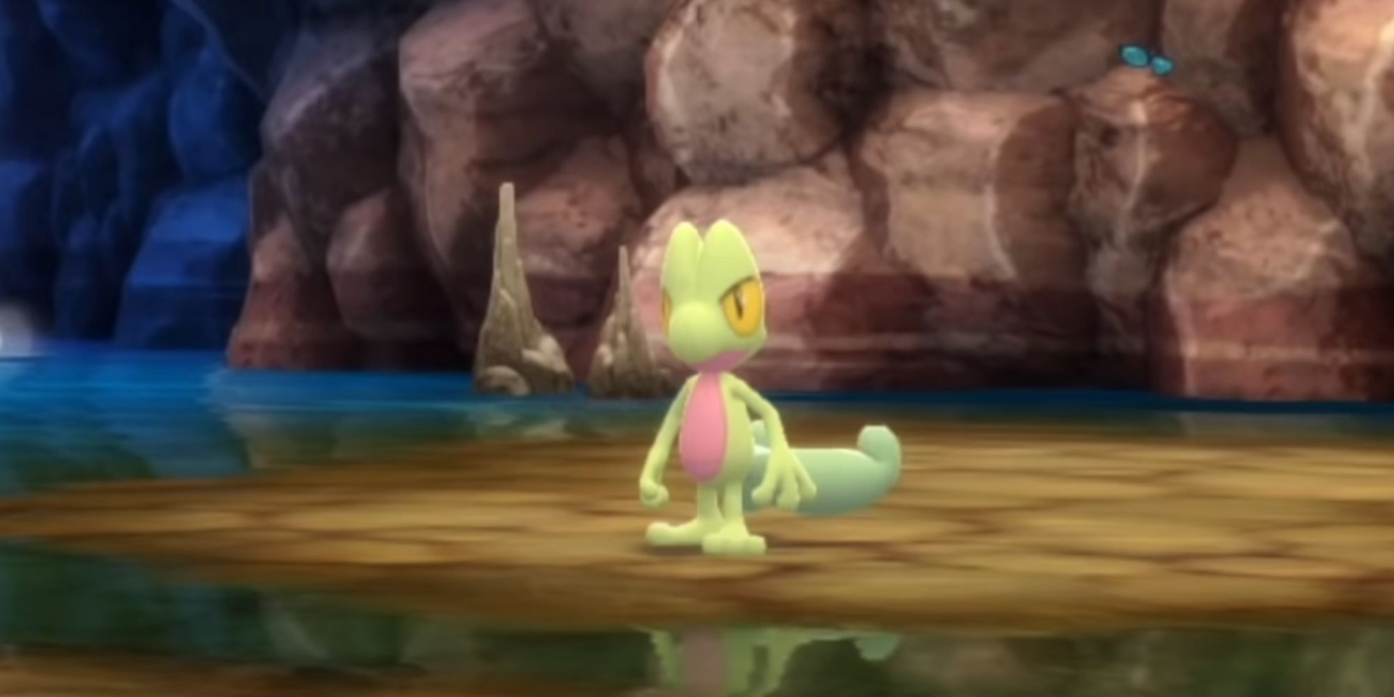 Pokémon Brillant Diamant et Shining Pearl Treecko dans un combat