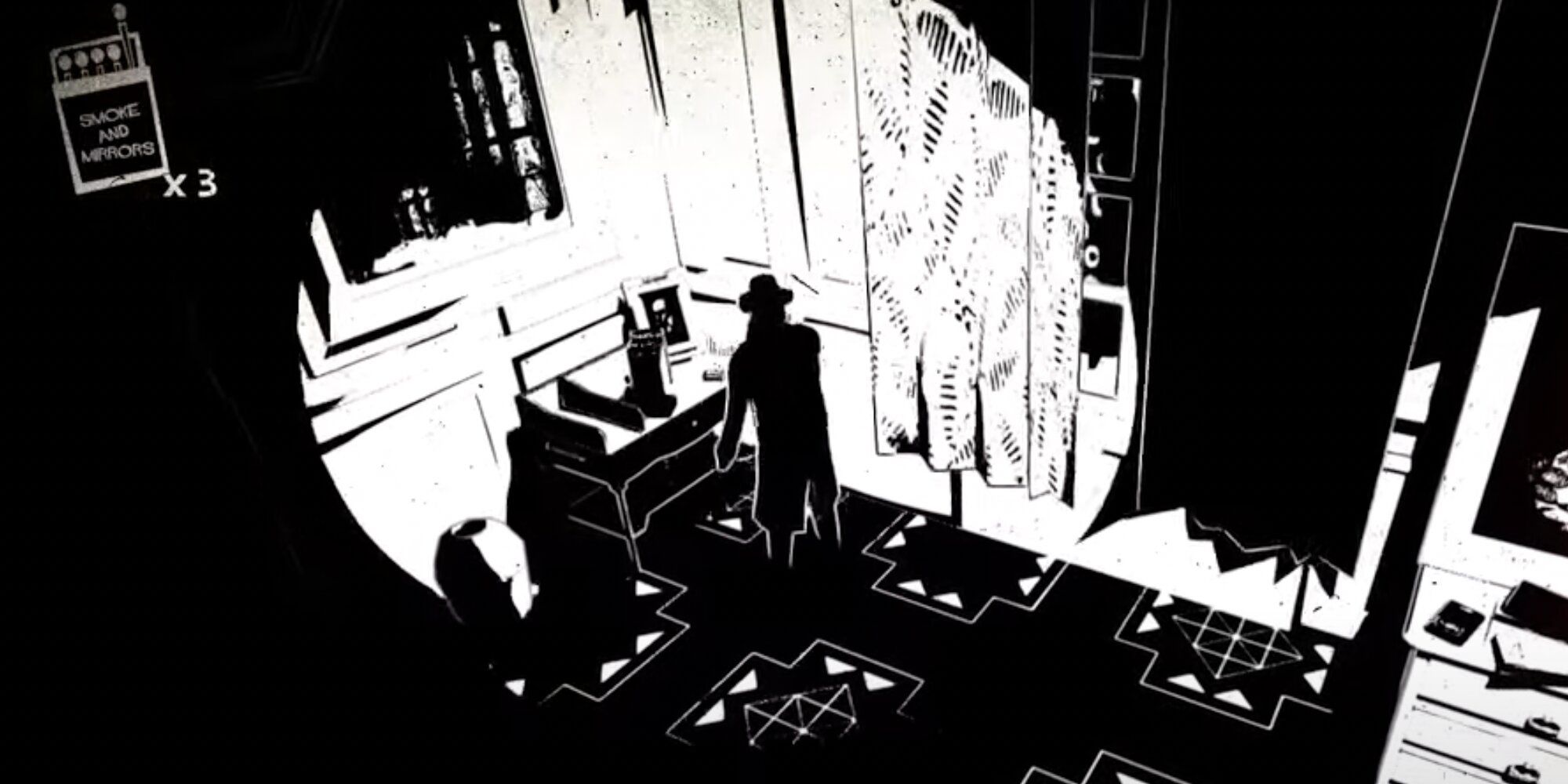 Exploring the Drawing Room in White Night with a match