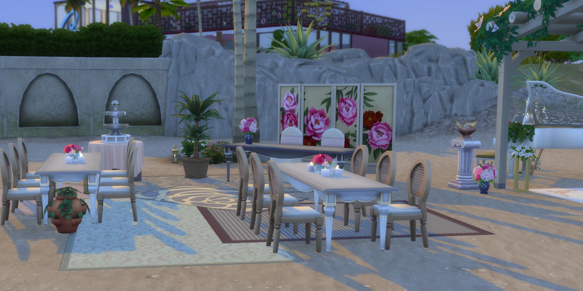 Sims 4 wedding seating and entertainment