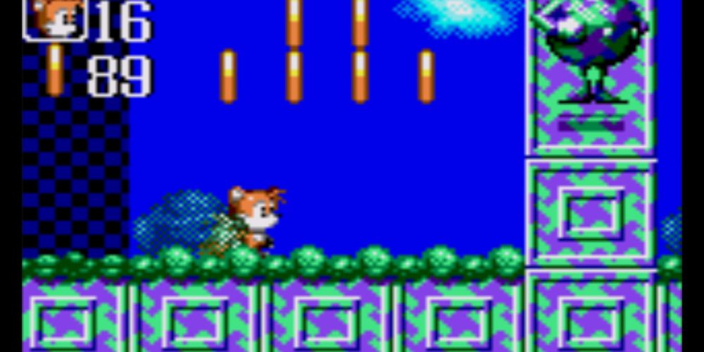screenshot of Sonic Chaos Game Gear