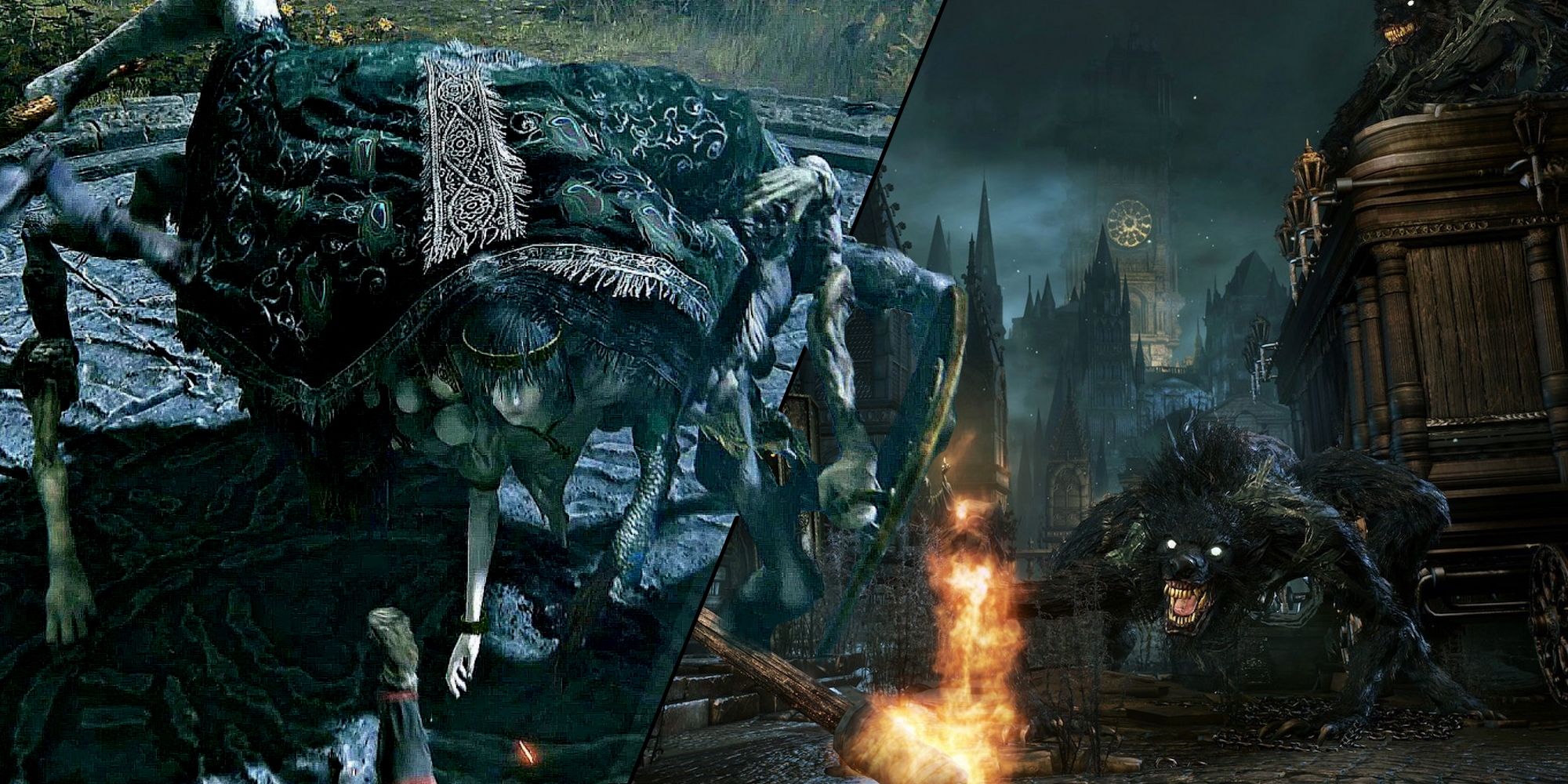 This was the hardest boss of the soulsborne series for me, what was yours?  (Vials ran out in the Last third of the fight and my heart was beating out  of my