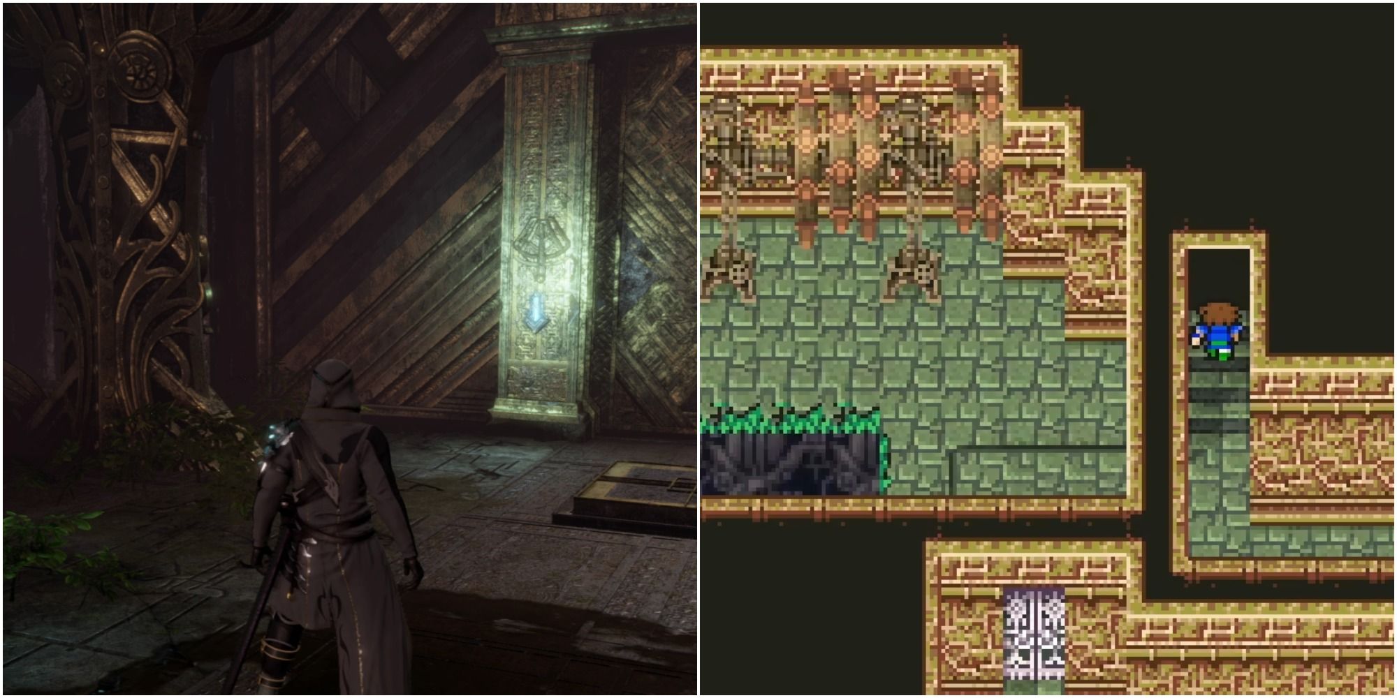 Ruins of Machina from Stranger of Paradise and Ronka Ruins from Final Fantasy 5