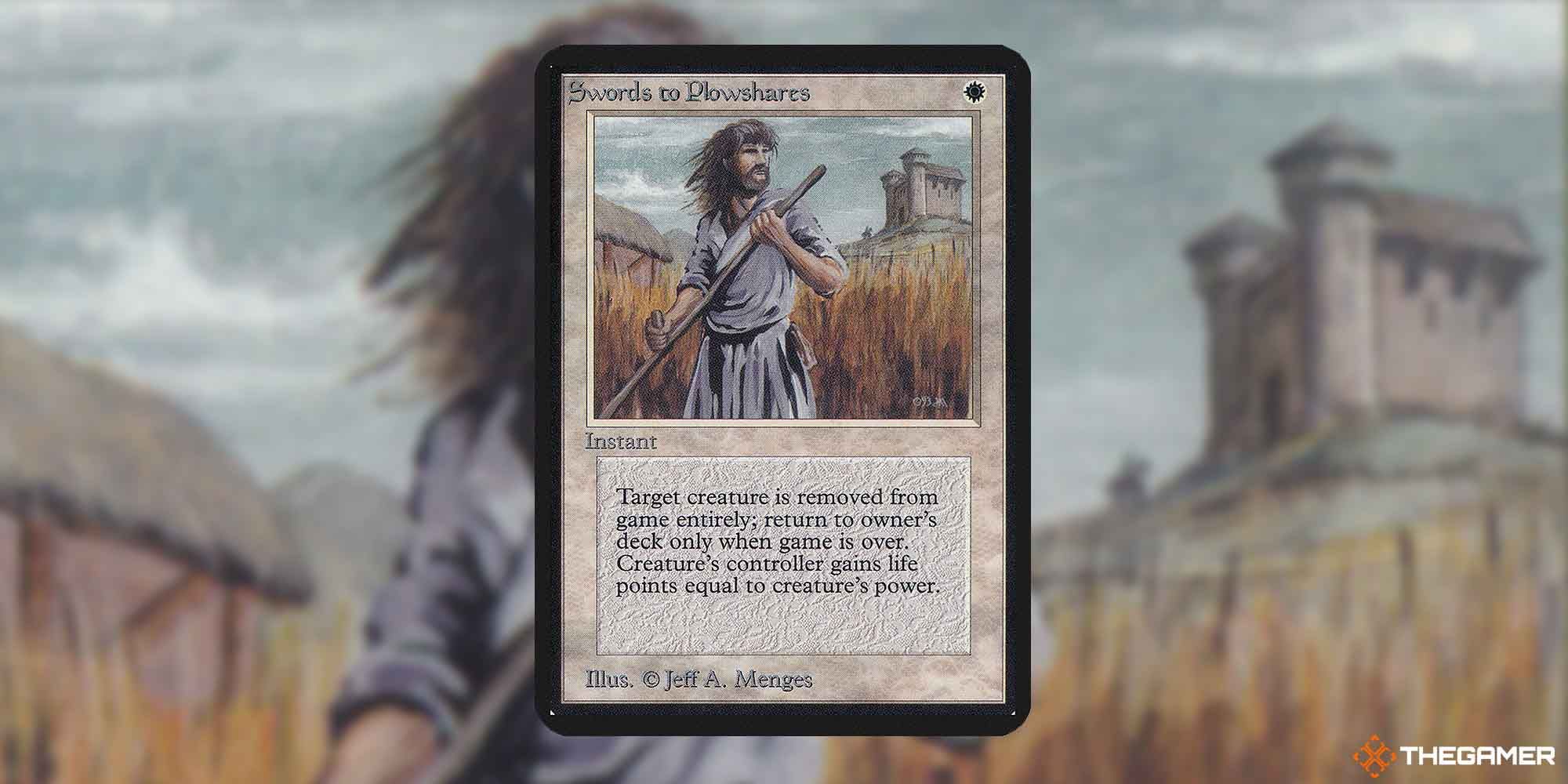 The Swords to Plowshares Instant In Magic the Gathering