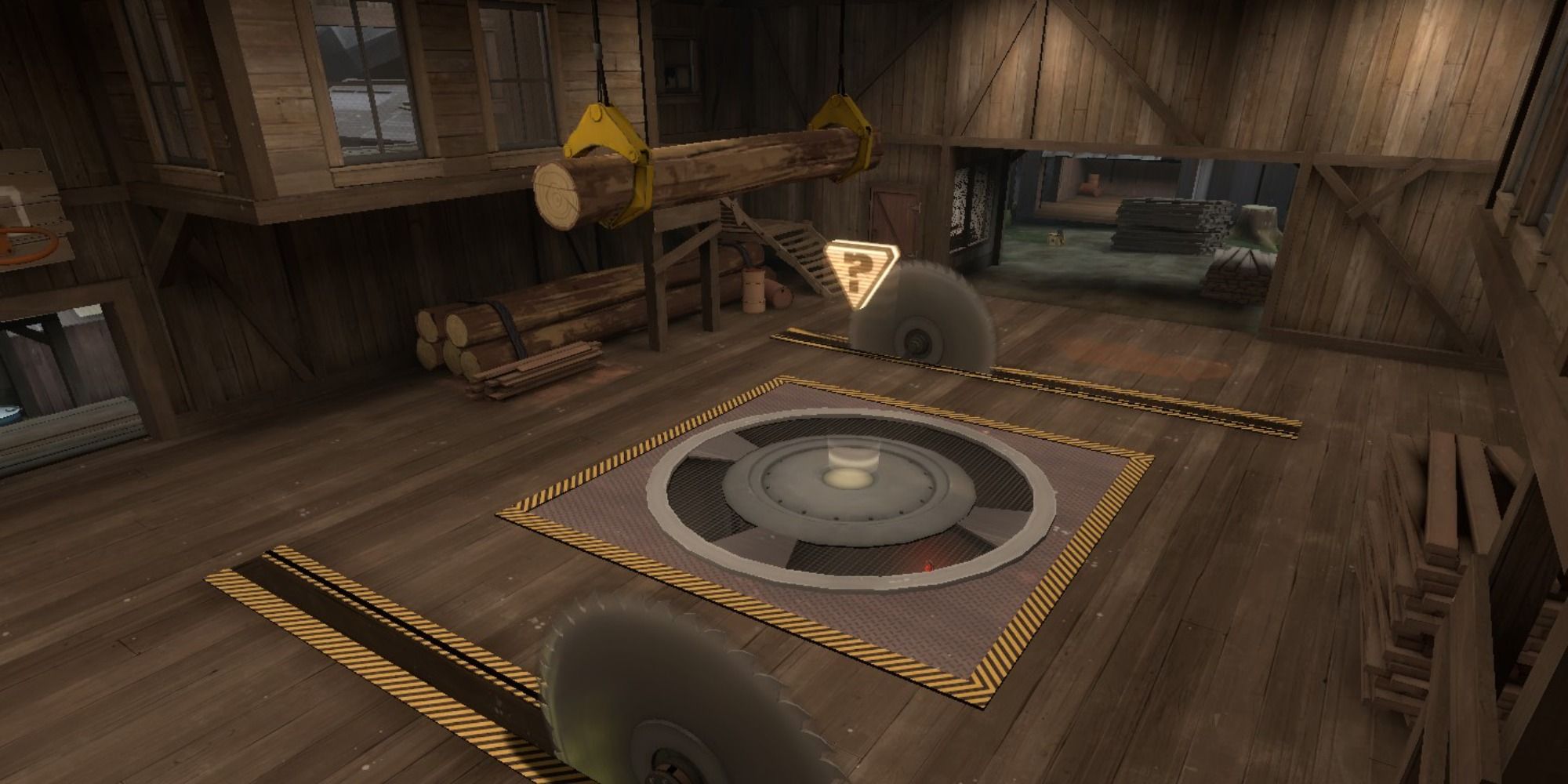 Team Fortress 2 Sawmill mid map