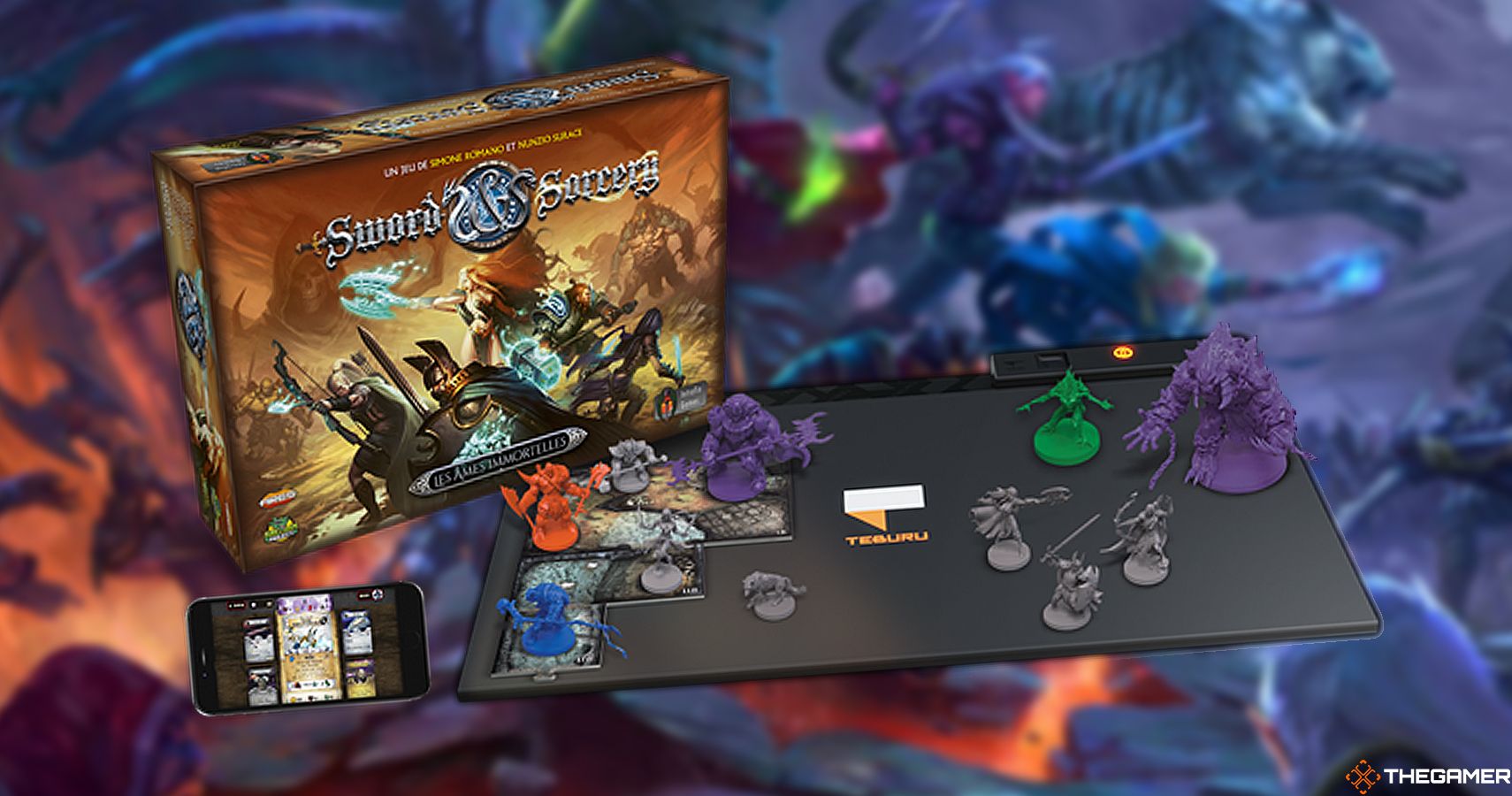 Augmented Reality Tabletop System Teburu Announces Sword & Sorcery  Partnership With Ares Games