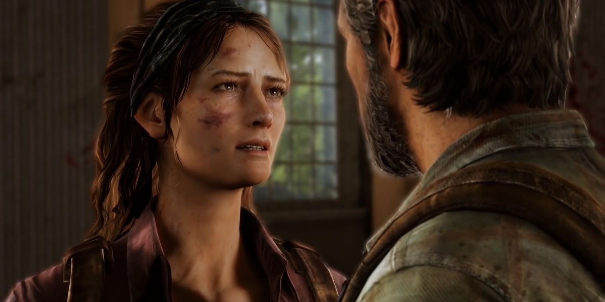 Tess and Joel before her death in The Last Of Us