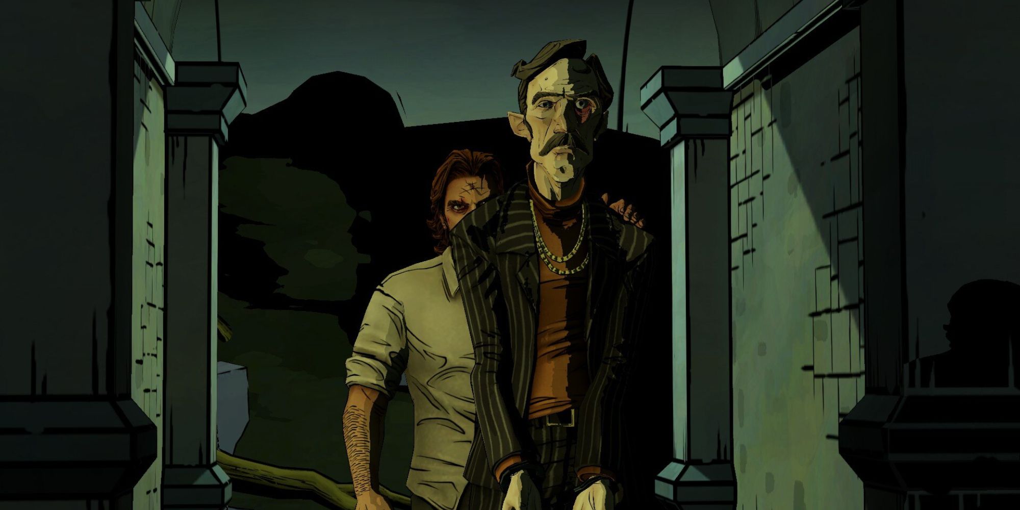 The Wolf Among Us Bigby arresting crooked man
