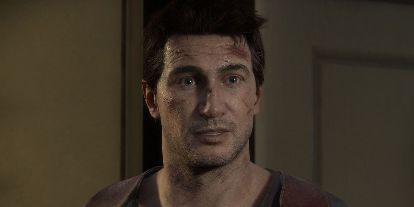 Nathan Drake caught in Uncharted 4.