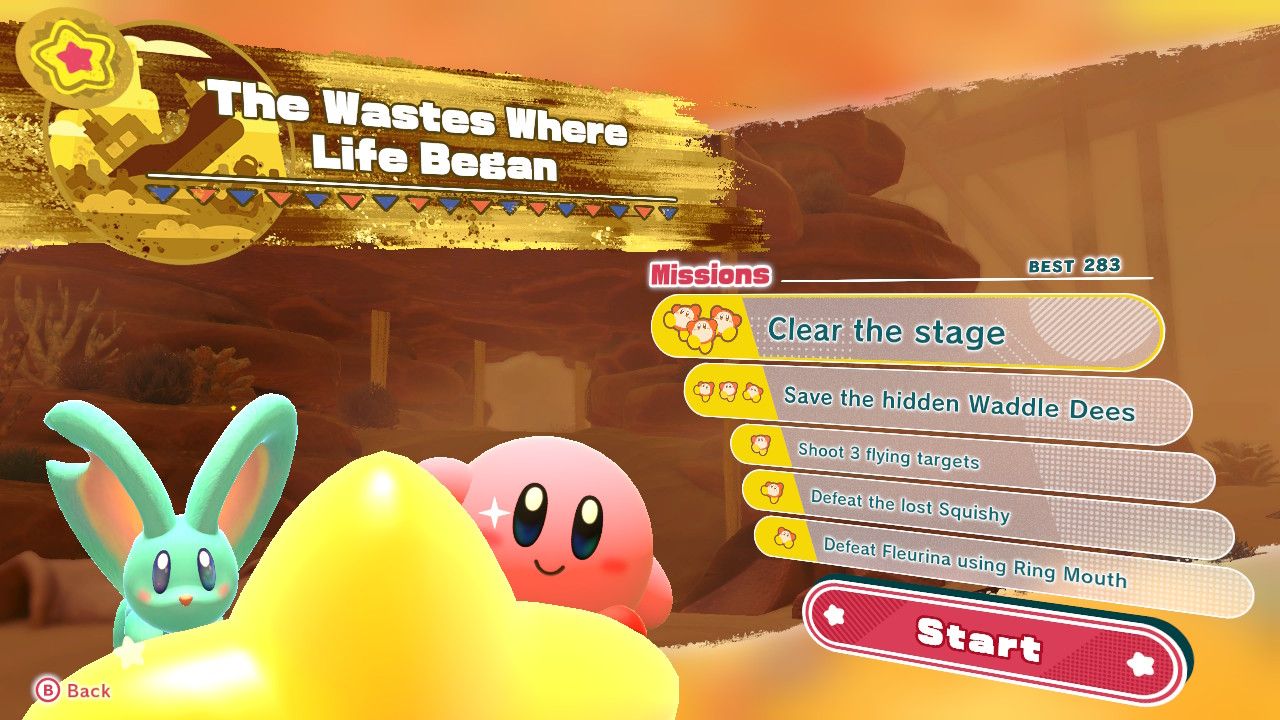 Every Originull Wasteland Secret Objective In Kirby And The Forgotten Land