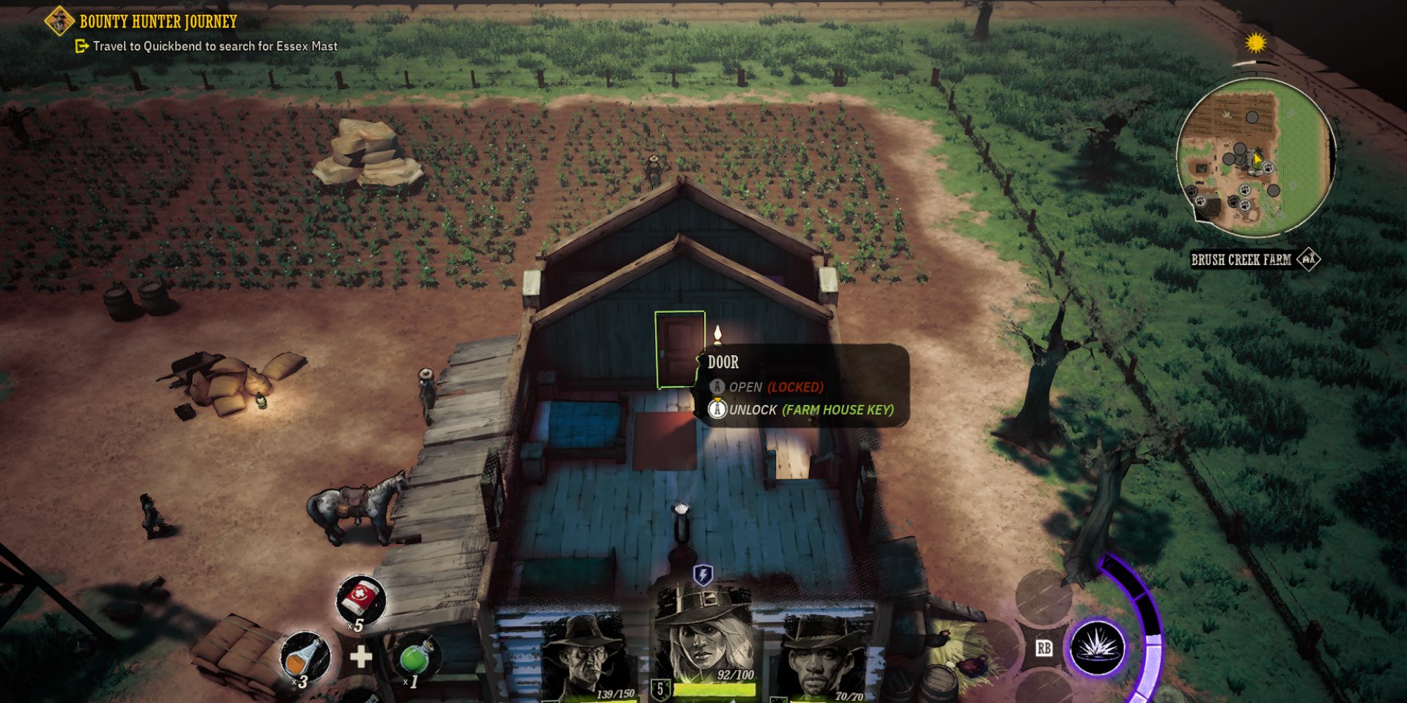 Weird West Screenshot Of Farm House Door