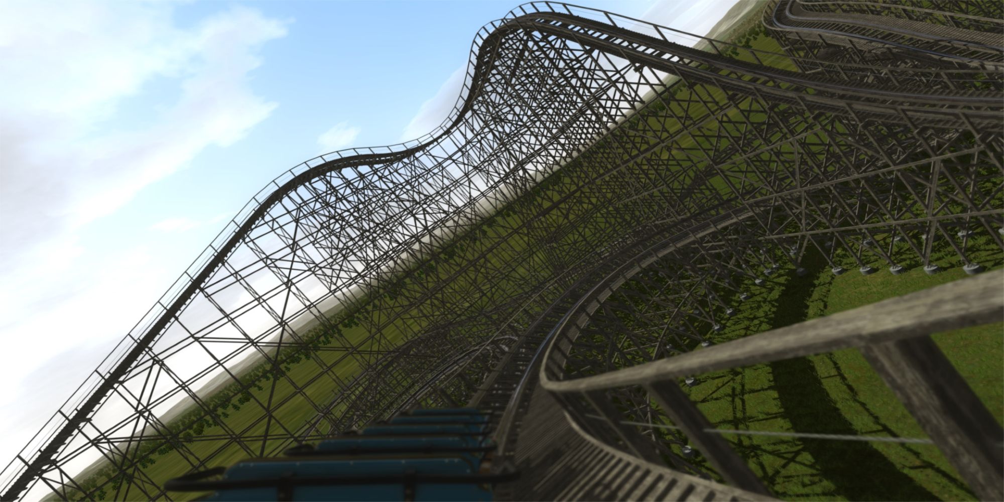 Wooden Roller Coaster From NoLimits 2 Roller Coaster Simulation