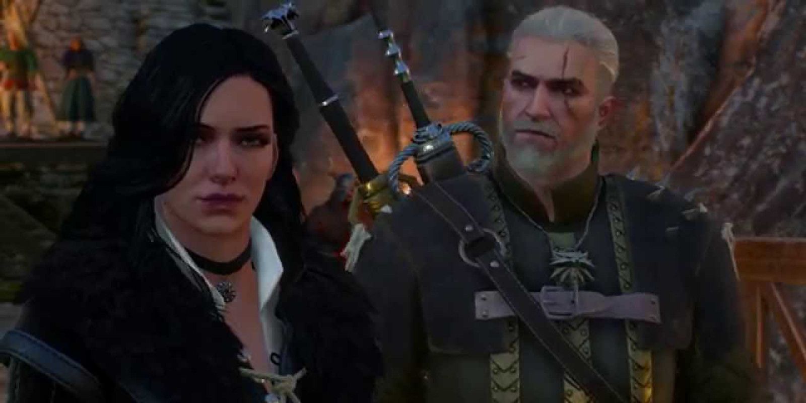 Yennefer and Geralt in The Witcher 3