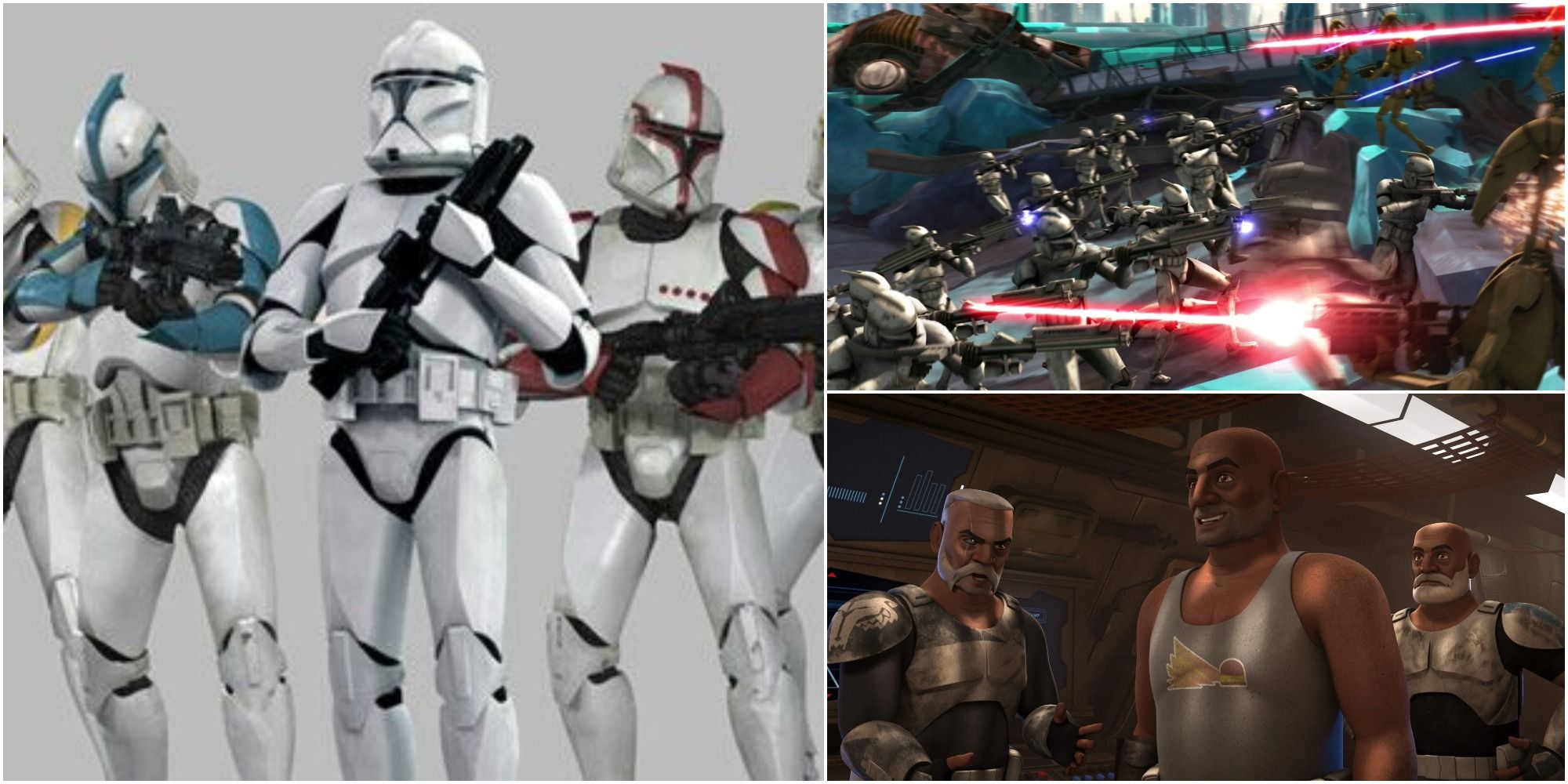 Star Wars: Clone Troopers, Clones In Combat And Post War Rebellion Clones