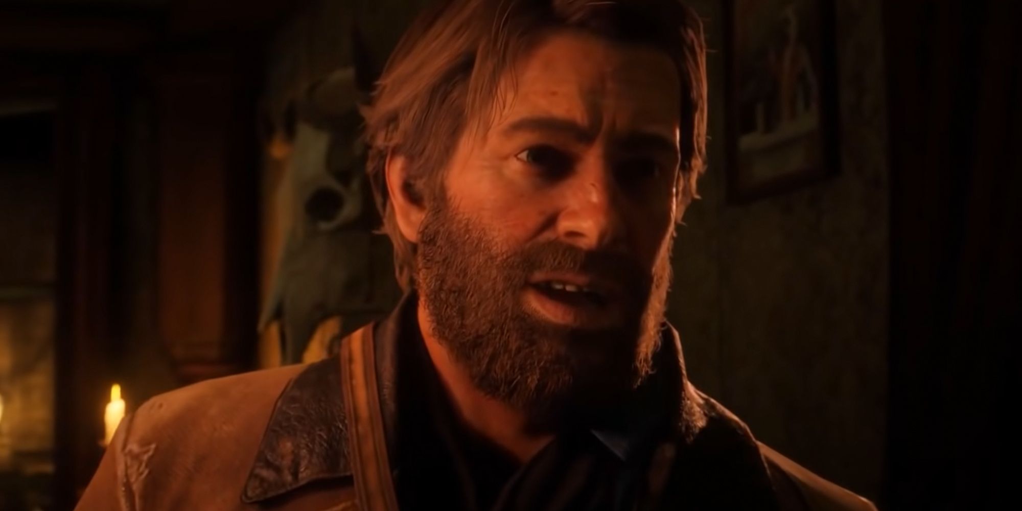 Red Dead Redemption 2 Arthur Morgan cutscene.