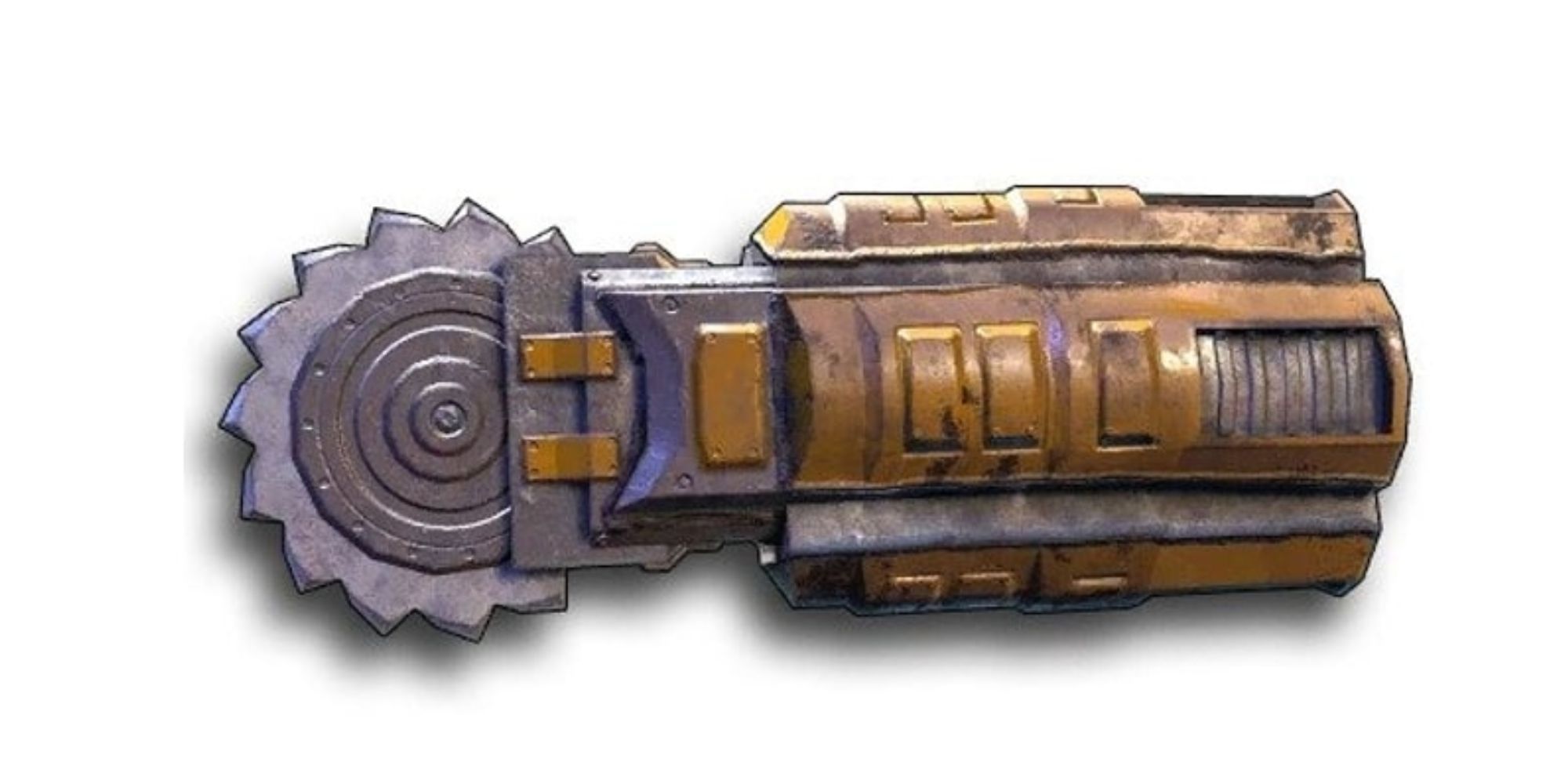 Close-up of Sawblade Cestus weapon from Wasteland 3