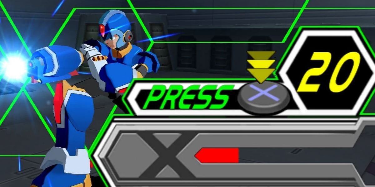 X using his Charge Shot in Mega Man X: Command Mission