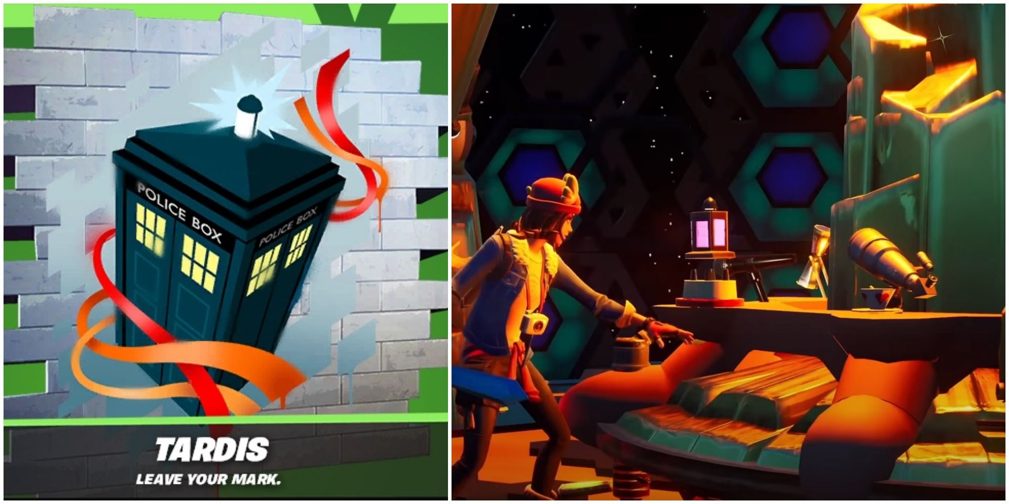 Fortnite x Doctor Who: veja o código para resgatar spray Tardis de graça