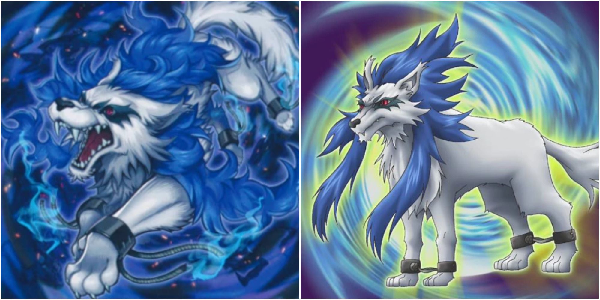 fenrir the nordic wolf card & anime art