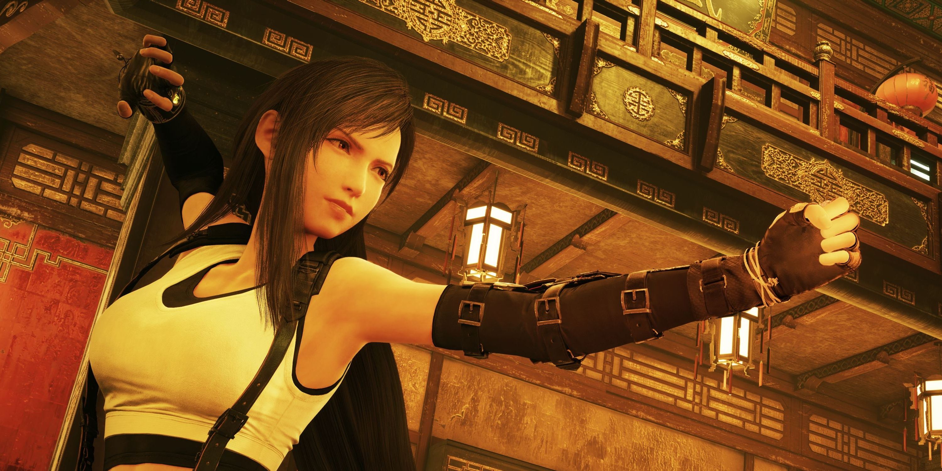 Tifa prepares to throw down in Don Corneo's palace