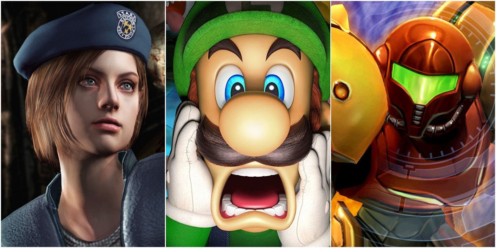 Gamecube Moments Featured - Luigi, Jill Valentine, Samus