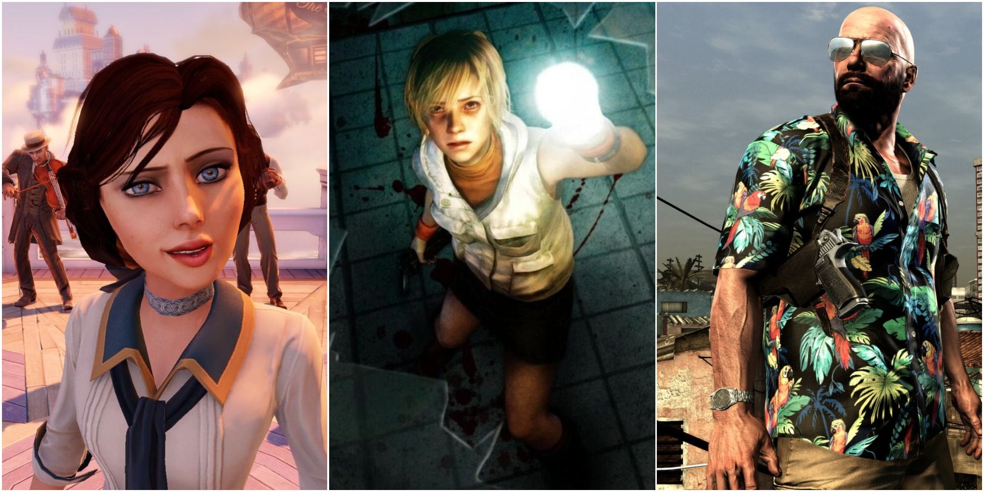 Game Settings Featured - Bioshock Infinite, Silent Hill 3, Max Payne 3