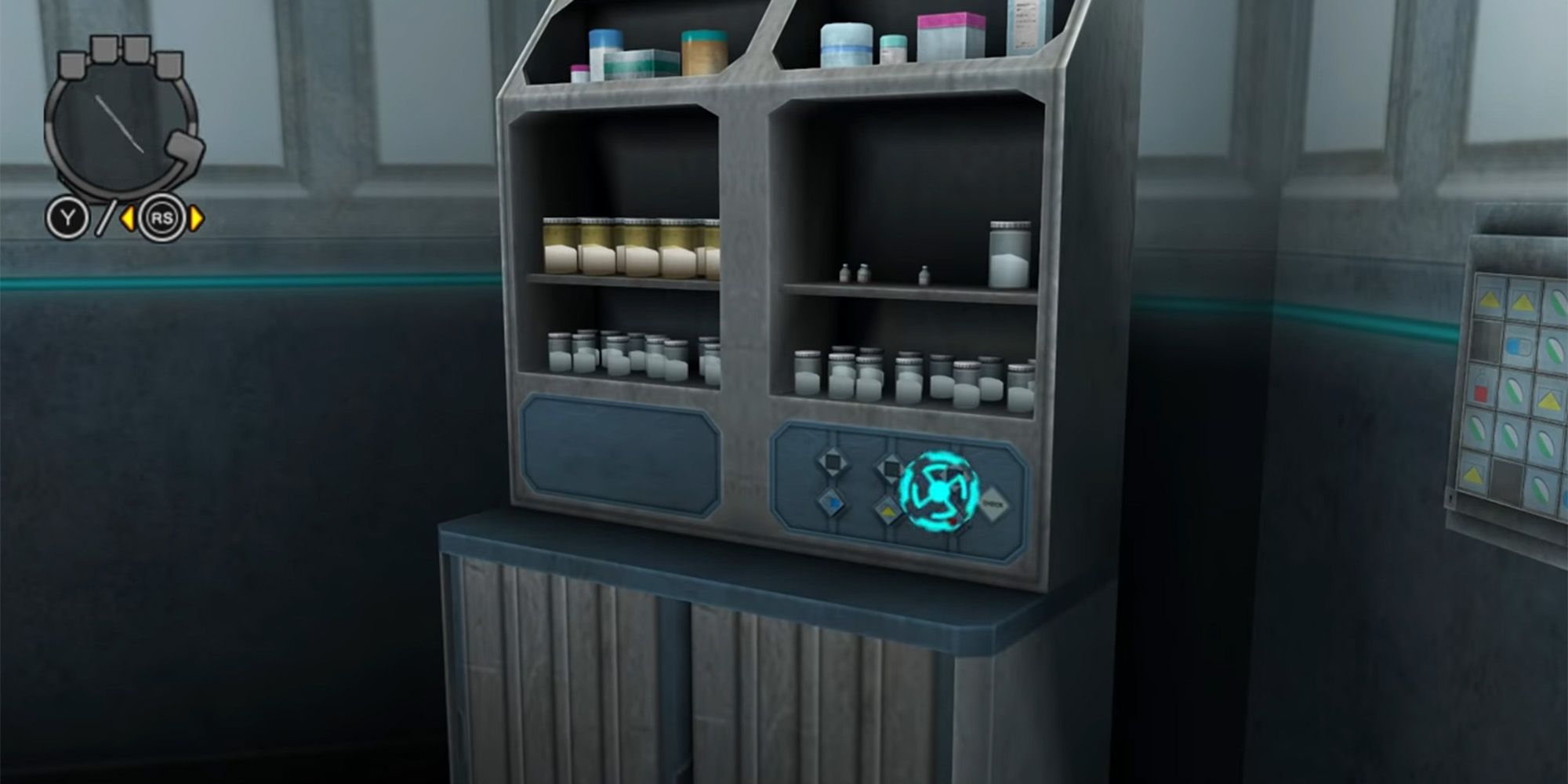 infirmary medicine cabinet stocking with medical supplies
