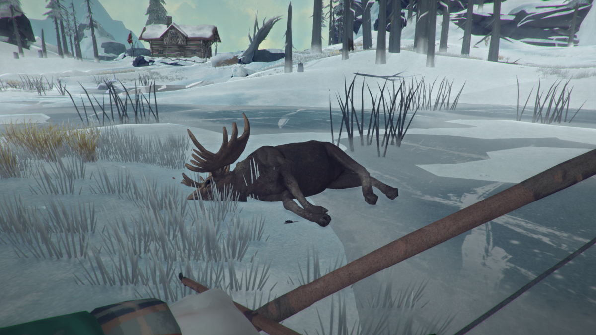 The Long Dark Dead Moose Broken Railroad Hunting Lodge Bow Arrow