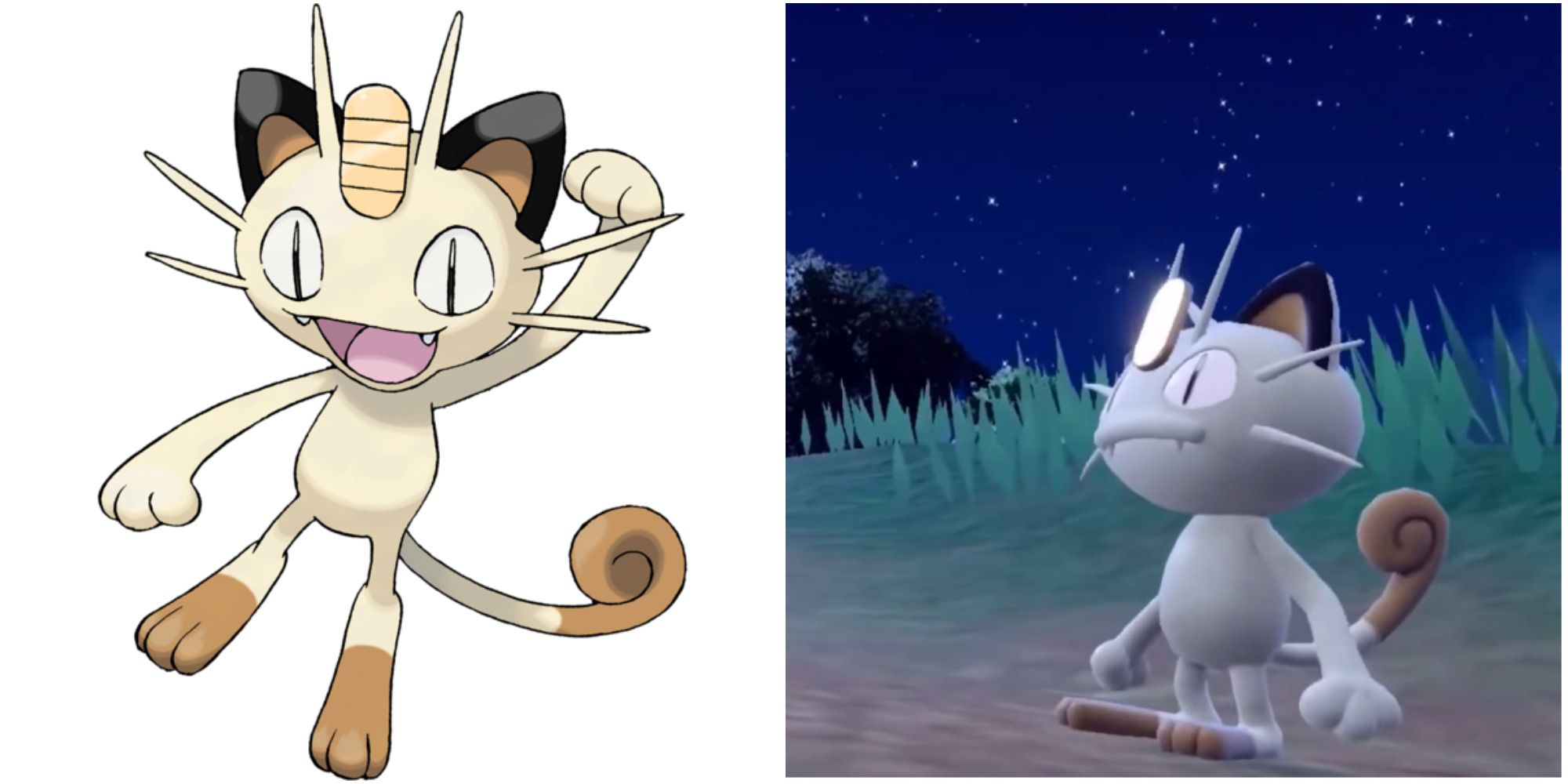 meowth art & trailer appearance