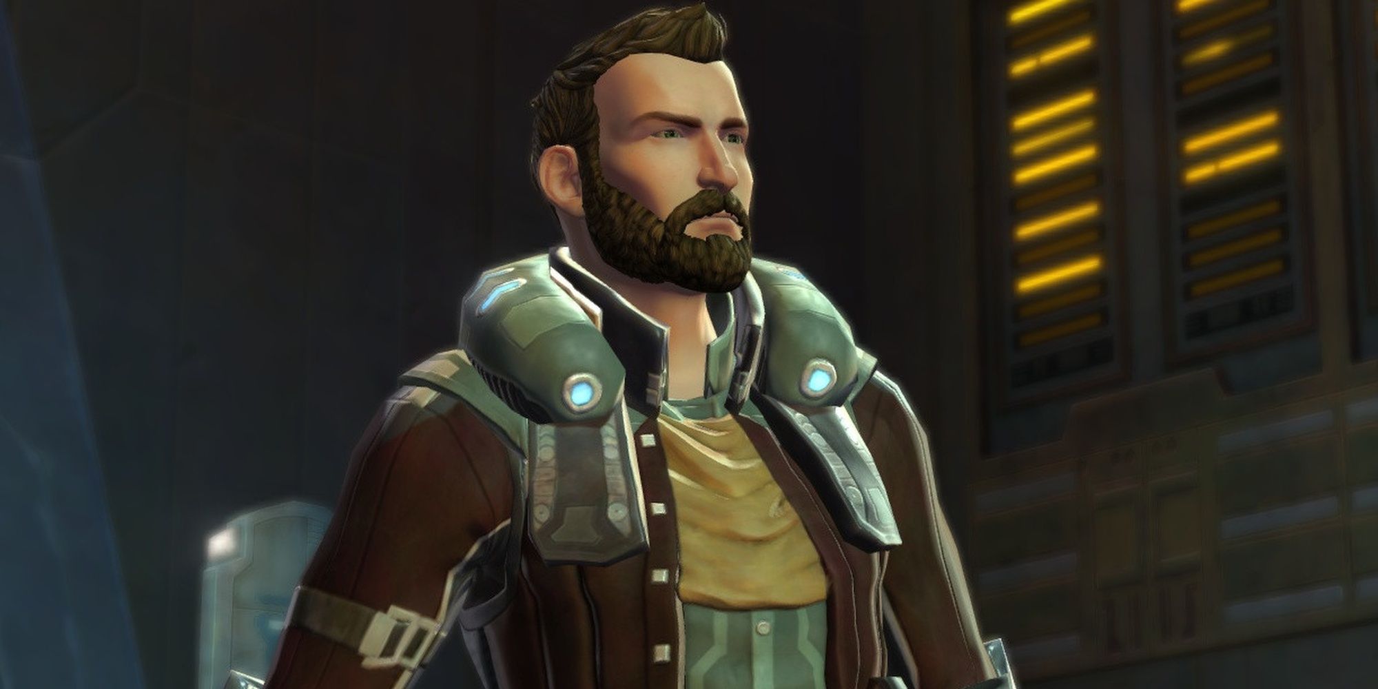 Star Wars: The Old Republic Smuggler Human Male Portrait