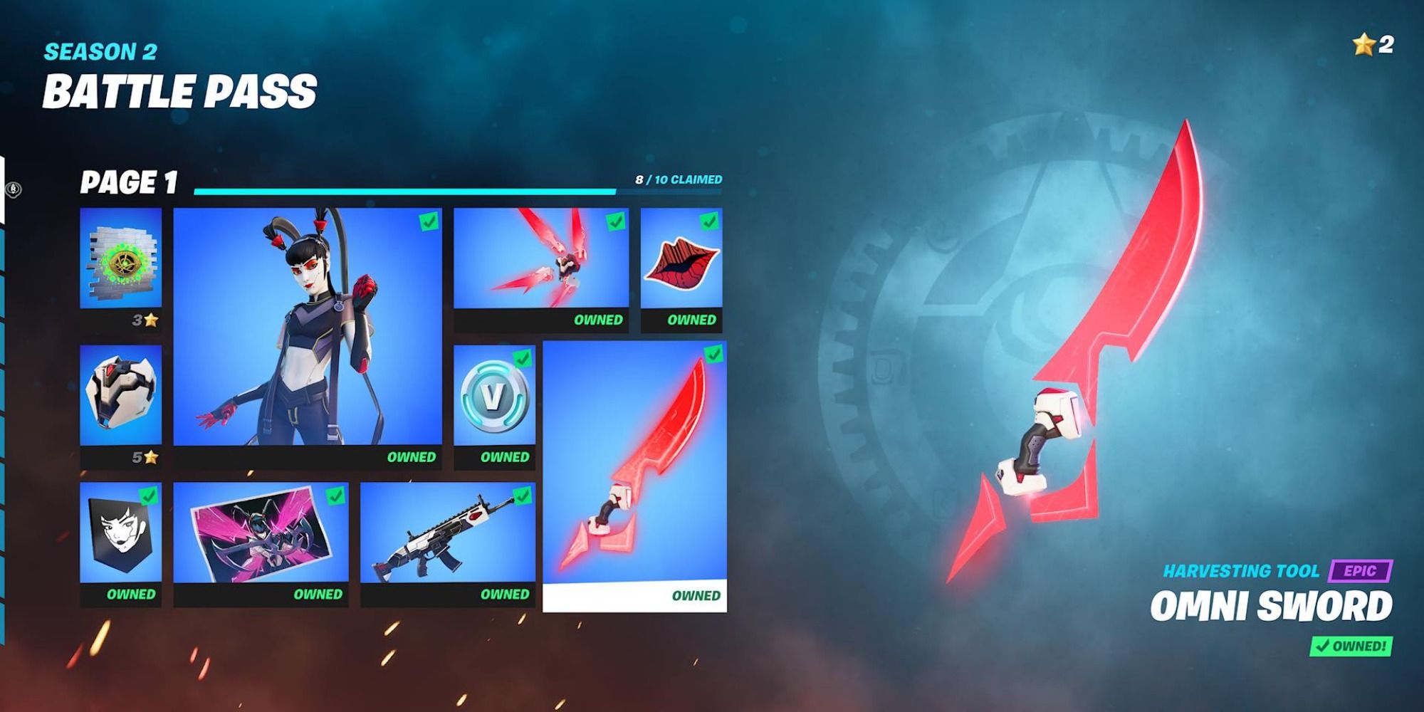 unlocking omni sword battle pass