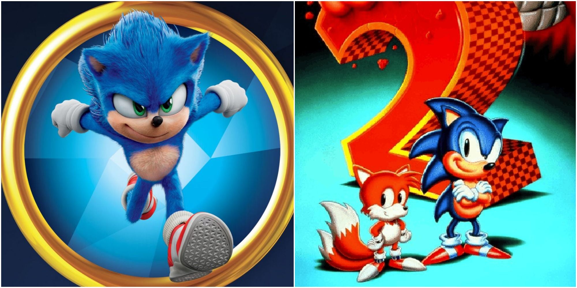 New Sonic movie poster is a spot-on homage to the Sonic 2 game box