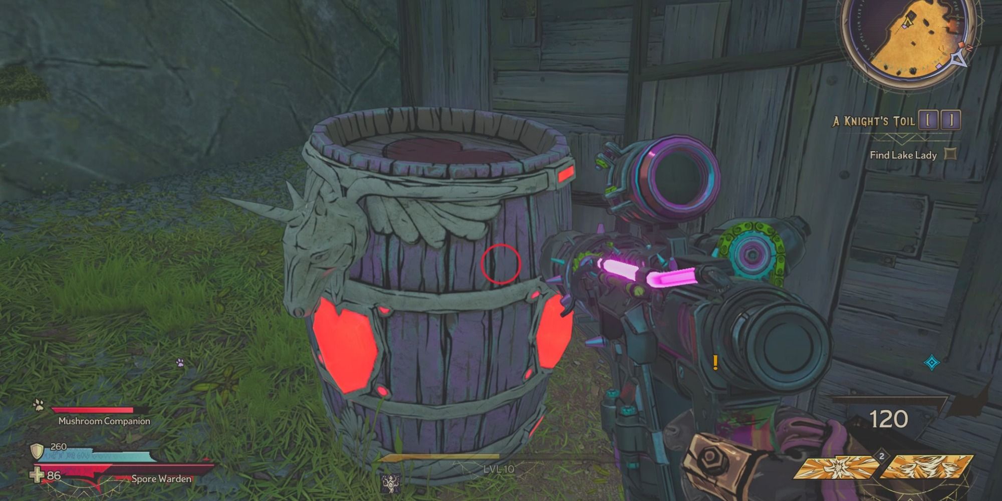 A health barrel in the Weepwild Dankness