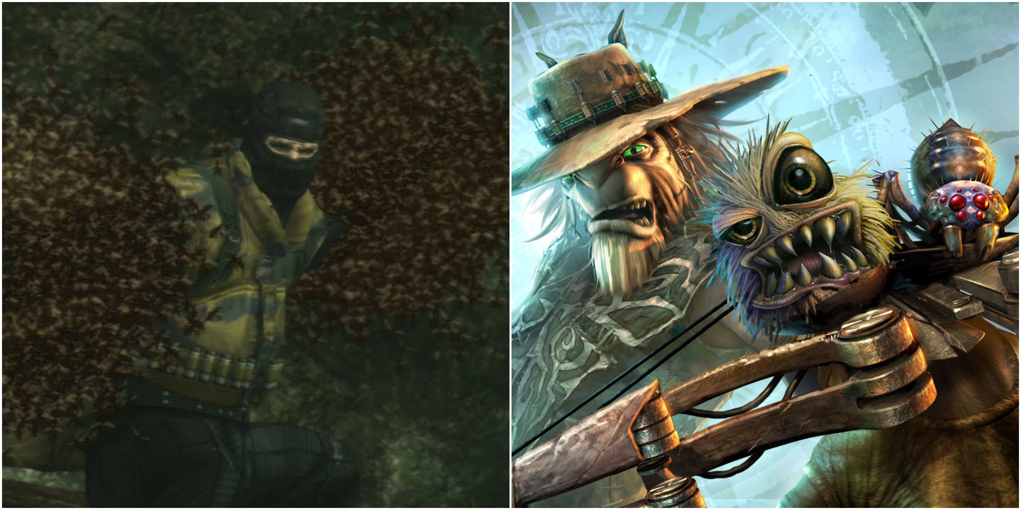 The Pain from Metal Gear Solid 3 and Stranger from Oddworld: Stranger's Wrath