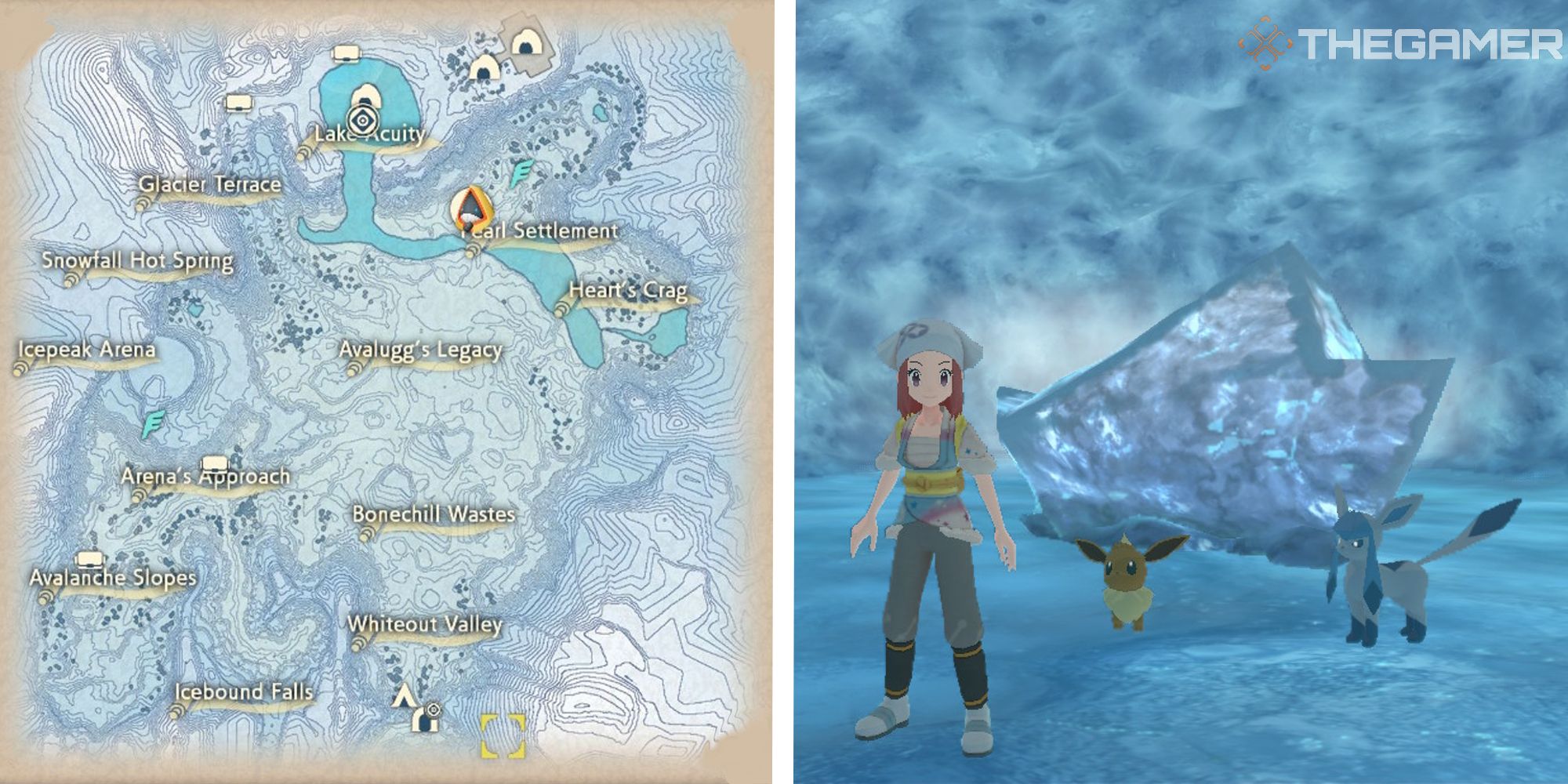 Pokemon Legends Arceus  How To Find The Ice Rock